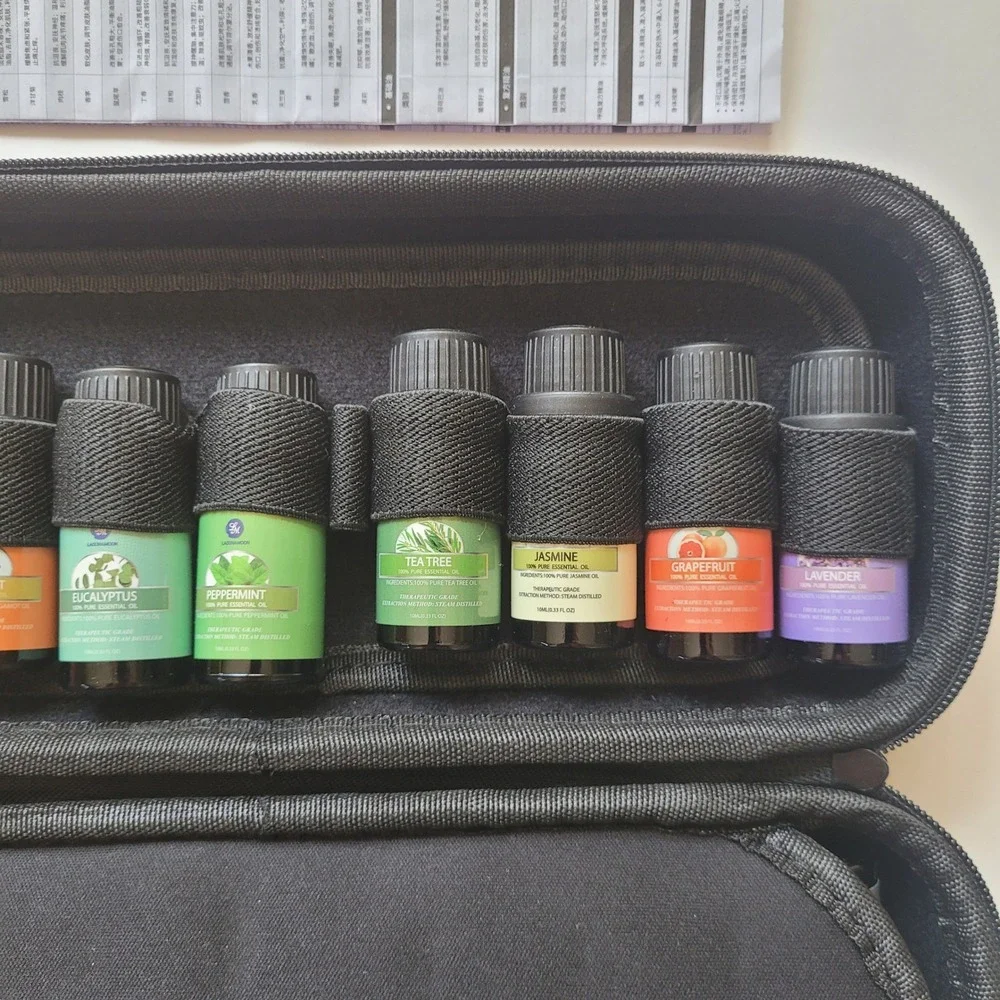 Lagunamoon Essential Oils 16 Lot Therapeutic Grade 10ml Case‎